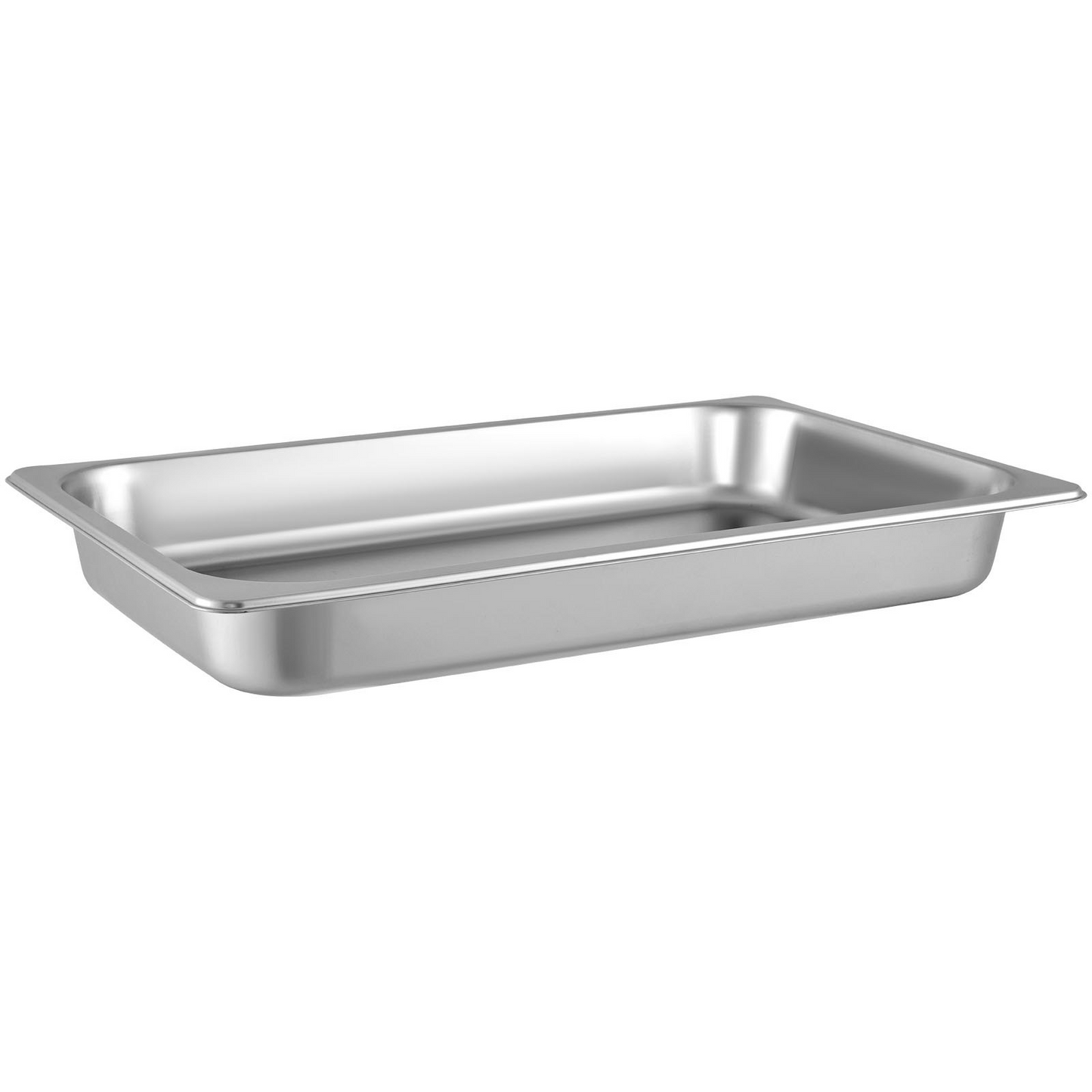 Hotel Pans Full Size 6 Pack set, 2.5 Inch Deep - Stainless Steel Steam Table Pans for Catering & Buffet