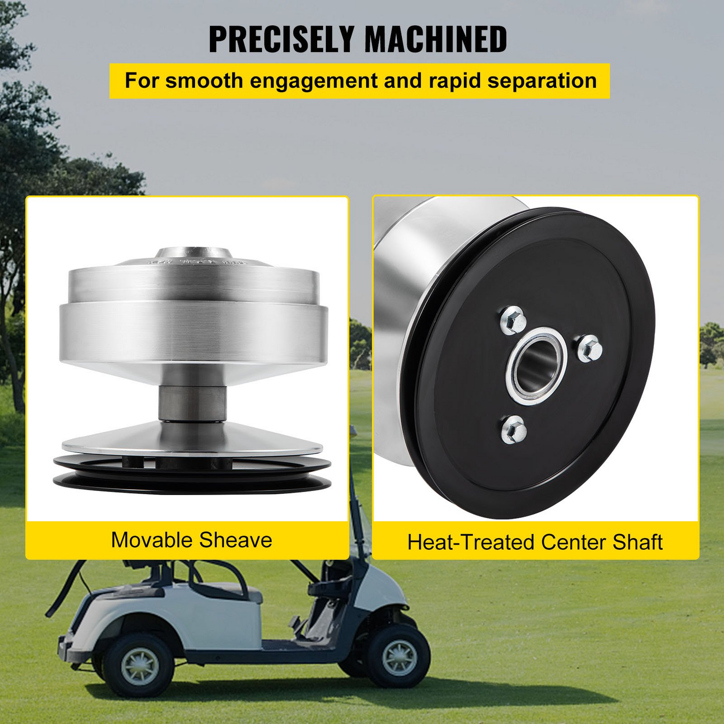 Club Car Gas Golf Cart Drive Clutch DS & Precedent Front Clutch - High Performance & Easy Installation