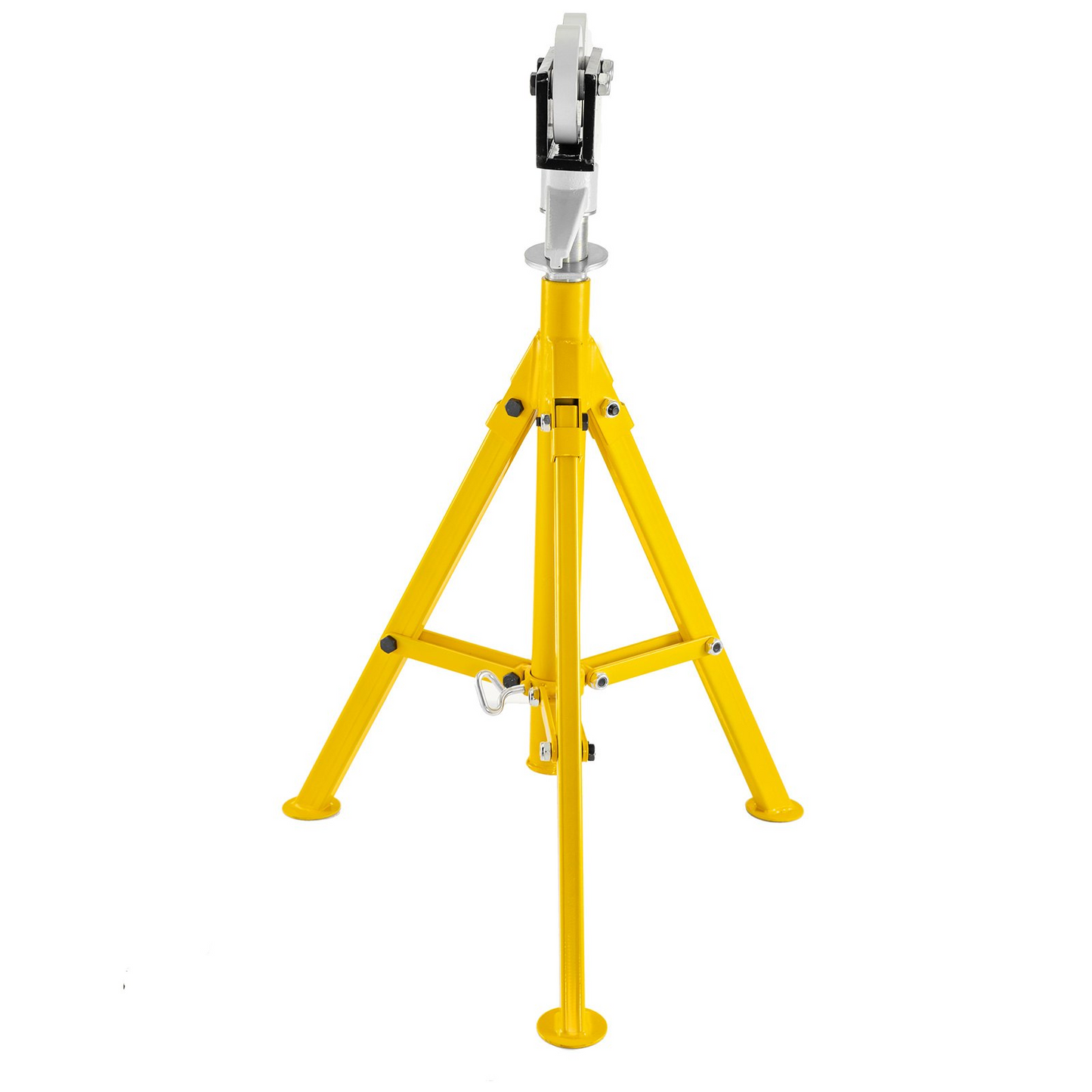 VEVOR 0.5-12 inch Roller Pipe Stand - Adjustable Height, 2500Lb Capacity