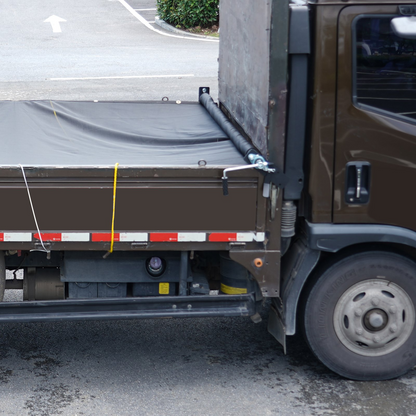 VEVOR Hand Crank Tarp Roller Kit - Durable Aluminum Alloy, Ergonomic Handle for Dump Trucks & Trailers, Adjustable Width 64"-104"