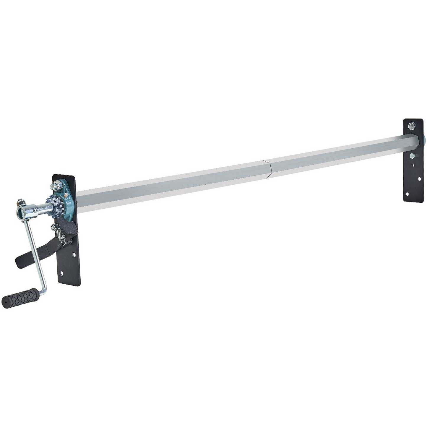 VEVOR Hand Crank Tarp Roller Kit - Durable Aluminum Alloy, Ergonomic Handle for Dump Trucks & Trailers, Adjustable Width 64"-104"