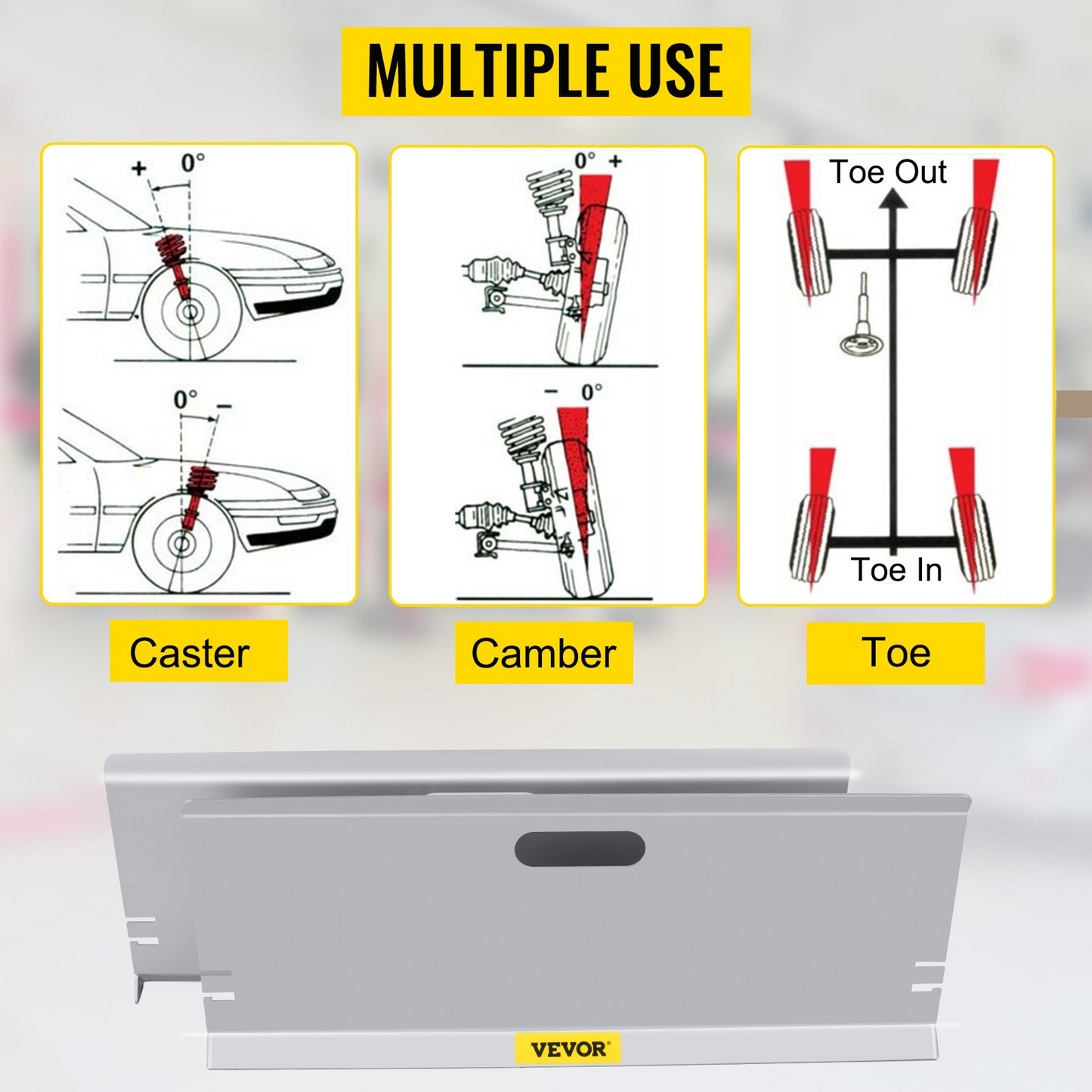 VEVOR Wheel Alignment Tool - High Quality Toe Plates without Probes