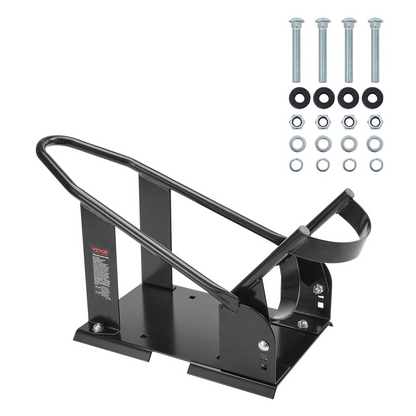 VEVOR Heavy-Duty Motorcycle Wheel Chock - Adjustable Front Wheel Stand for Off-Road & Standard Motorcycles, 1800 lbs Capacity - Secure & Stable Support