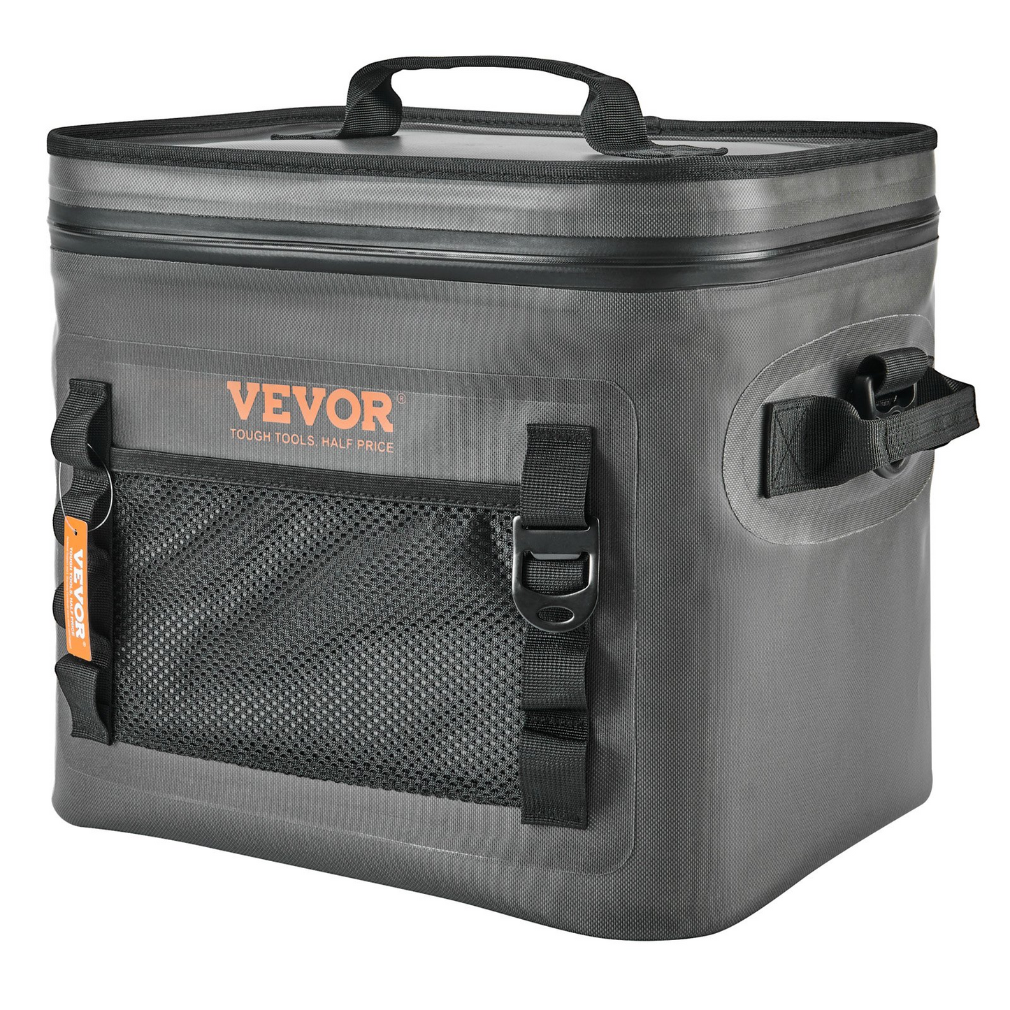 VEVOR Soft Cooler Bag - Leakproof & Waterproof Insulated Cooler for Outdoor Adventures - 24 Can Capacity, Lightweight & Portable with Built-in Bottle Opener