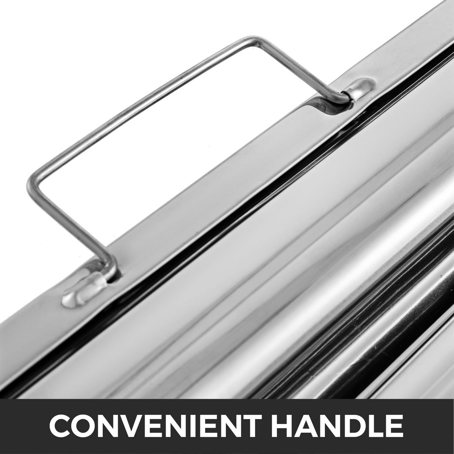 VEVOR Pack of 6 Stainless Steel Commercial Kitchen Hood Filters | Durable 430 Stainless Steel | Optimal Grease Removal | Fast Installation & Maintenance
