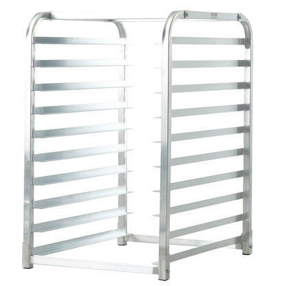 VEVOR 10-Tier Bun Pan Rack with Brake Wheels - Sturdy & Versatile Aluminum Bakery Storage Solution