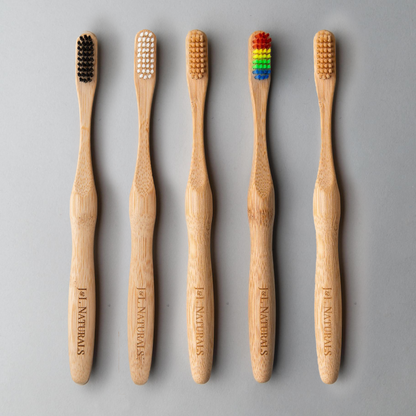 Bamboo Toothbrush Bundle (5-Pack) - Eco-Friendly Oral Care