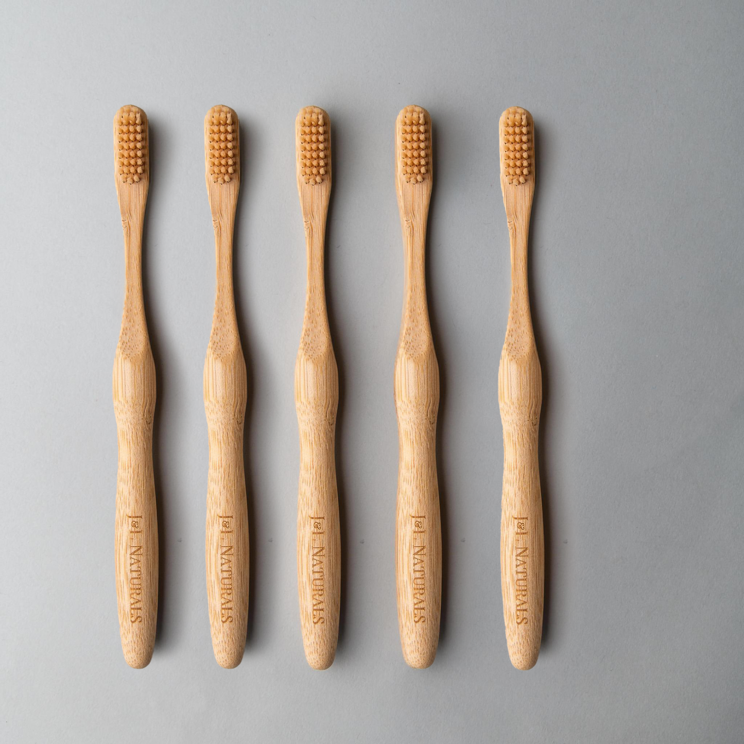 Bamboo Toothbrush Bundle (5-Pack) - Eco-Friendly Oral Care