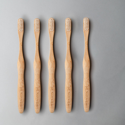 Bamboo Toothbrush Bundle (5-Pack) - Eco-Friendly Oral Care