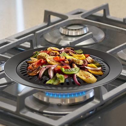 Go Go Smokeless Non-Stick Barbecue Grill - Portable Indoor & Outdoor Cooking, Easy Clean Non-Stick Surface, Healthy Meals