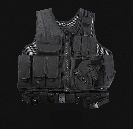 Camouflage Tactical Vest - Breathable & Durable | Ideal for Outdoor Adventures & Tactical Training