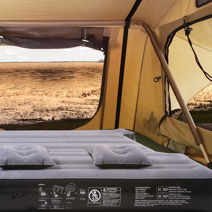 VEVOR Truck Bed Air Mattress - Inflatable Camping Bed for Short Truck Beds, with 12V Air Pump, 600 lbs Load Capacity, Includes Pillows and Carry Bag