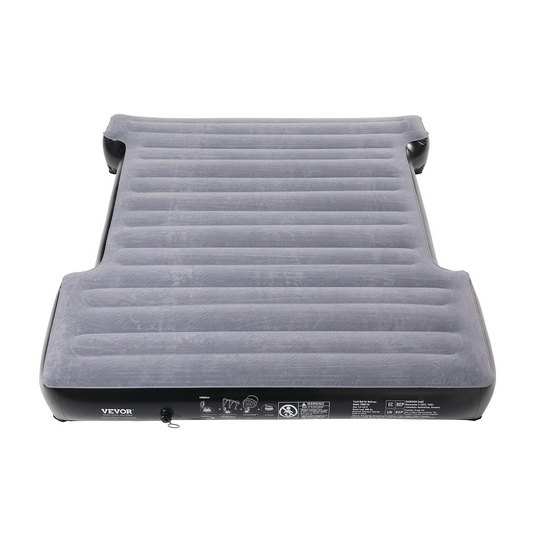 Truck Bed Air Mattress - Inflatable Camping Bed for Short Truck Beds, with 12V Air Pump, 600 lbs Load Capacity, Includes Pillows and Carry Bag