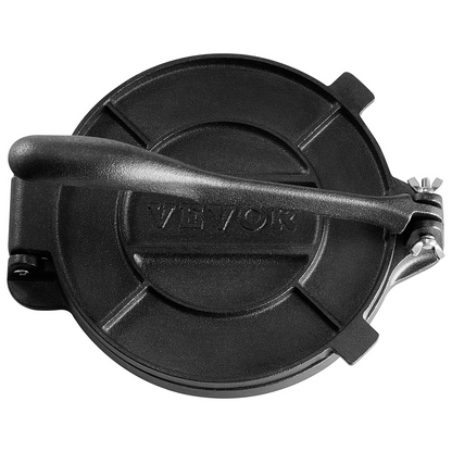 VEVOR 8-Inch Cast Iron Tortilla Press - Heavy Duty Tortilladora for Authentic Tortillas and Rotis