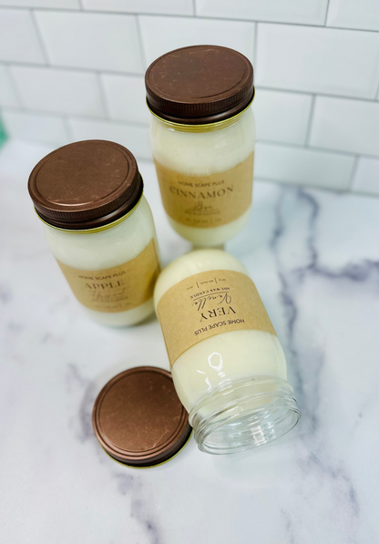 Handcrafted Soy Wax Candle 18oz with Rose Gold Lid | Premium Essential Oil Infused | 60+ Hours Burn Time | Vegan & Non-Toxic - Perfect for Home Decor & Gifts