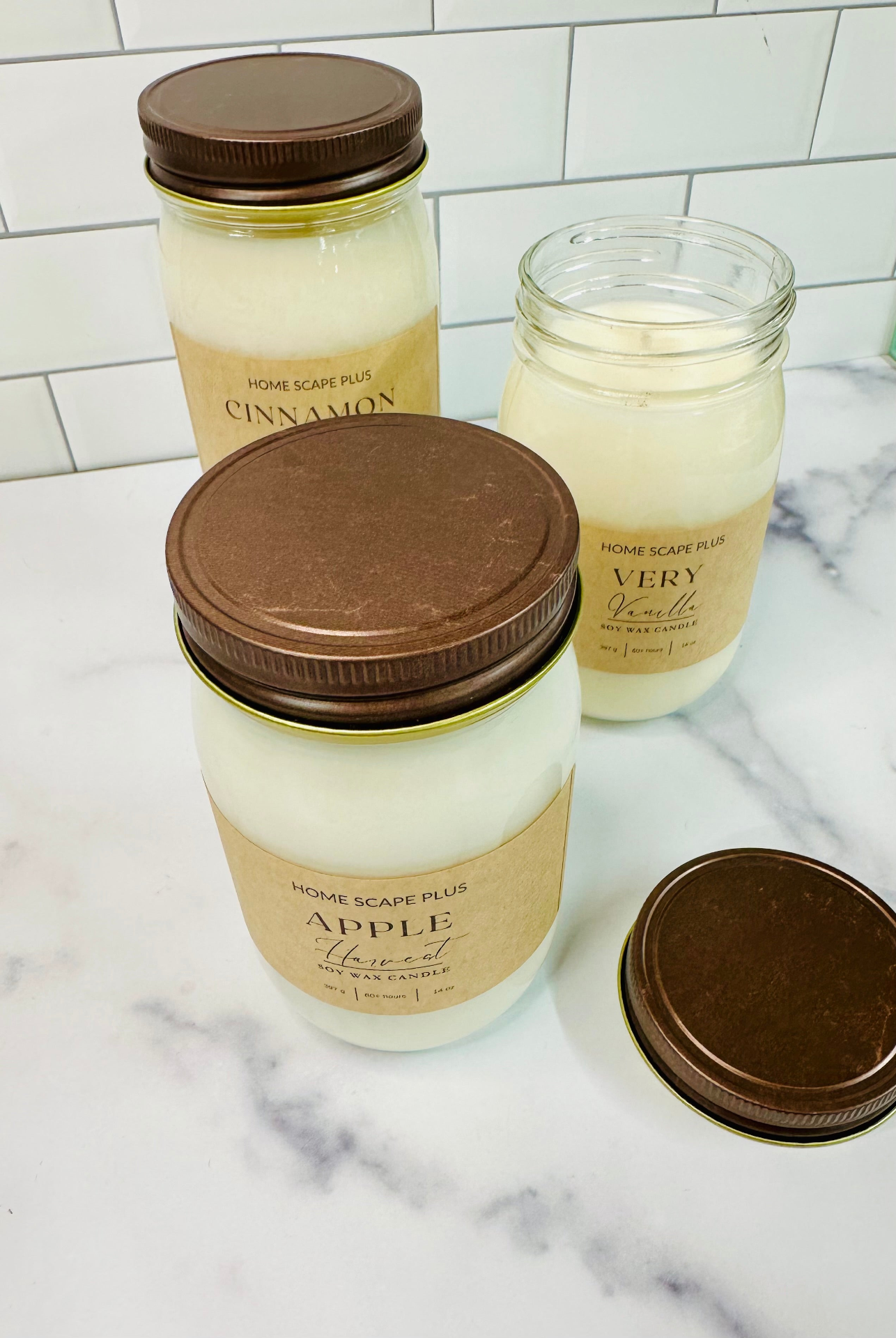 Handcrafted Soy Wax Candle 18oz with Rose Gold Lid | Premium Essential Oil Infused | 60+ Hours Burn Time | Vegan & Non-Toxic - Perfect for Home Decor & Gifts