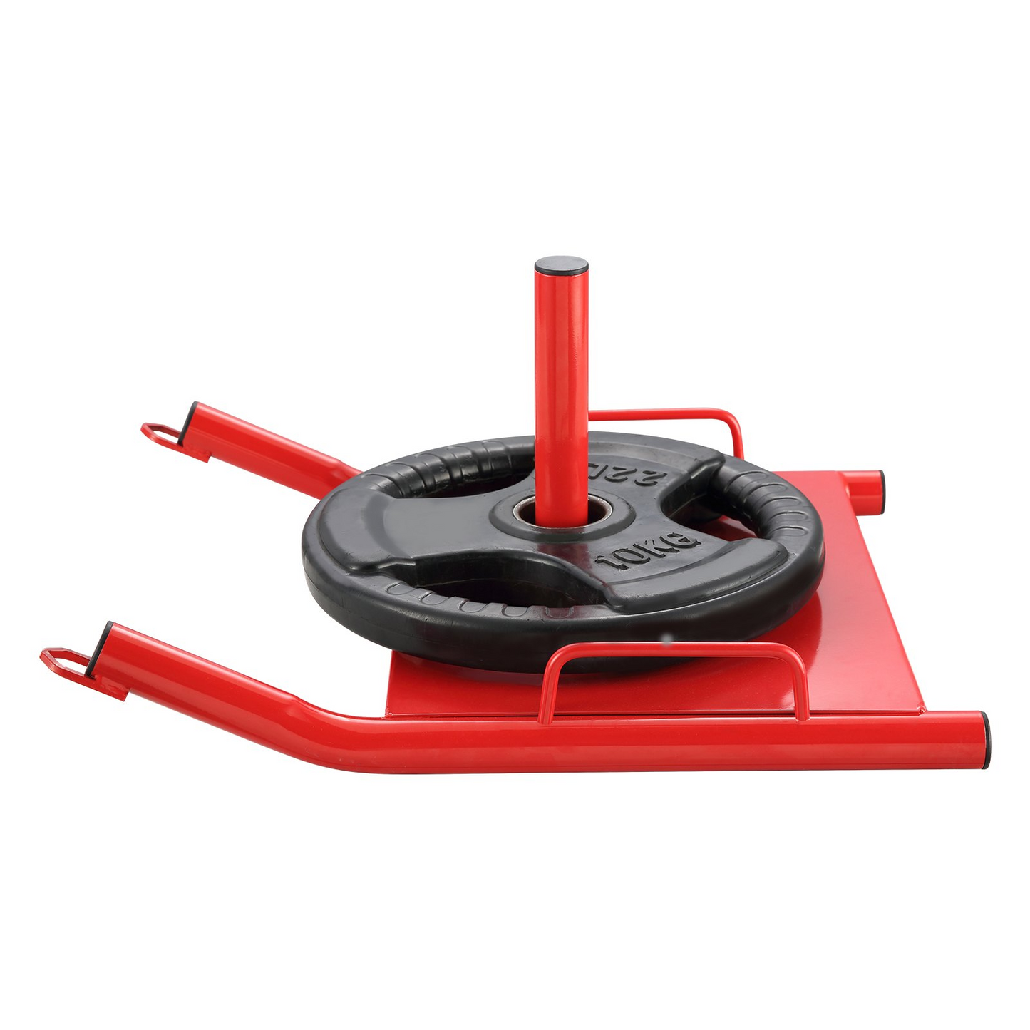 VEVOR Weight Training Pull Sled - Fitness Strength Speed Training Sled for Athletic Exercise and Speed Improvement - Red