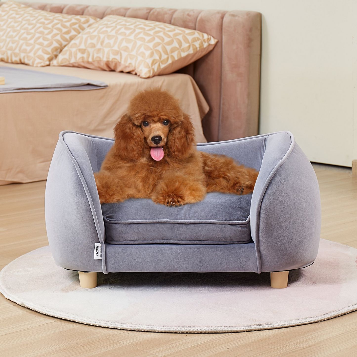 VEVOR Pet Sofa Dog Couch - Luxurious Velvet Sofa for Small Dogs & Cats, Ultimate Comfort & Durable Build