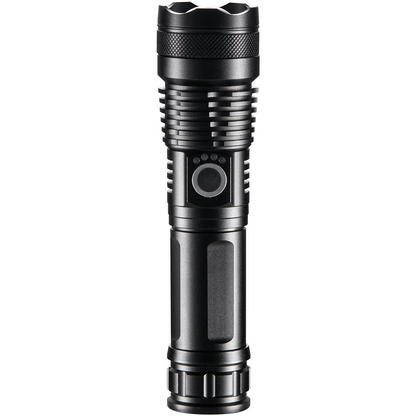 VEVOR 10000 Lumen Rechargeable Flashlight - 5 Lighting Modes, High Lumens, Waterproof Aluminum Alloy for Outdoor & Emergency Use