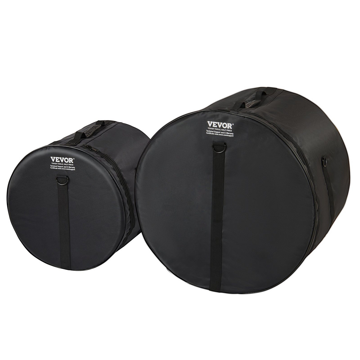 VEVOR 5-Piece Drum Bag Set | Premium Protection with Durable 1680D Oxford Fabric | Padded Drum Cases with Detachable Straps and Handles for Easy Transport