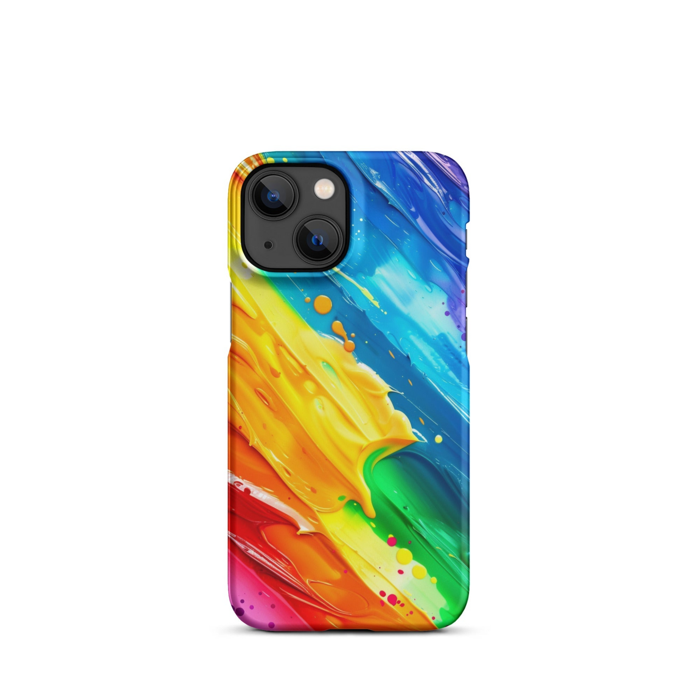 Stylish Rainbow Phone Case for iPhone - Vibrant Colors & Durable Protection