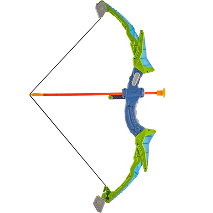 VEVOR Kids LED Light Up Bow and Arrow Set - 2 Pack | 20 Suction Cup Arrows, Adjustable Quivers & Targets | Perfect Outdoor Toy Gift for Ages 6-10+