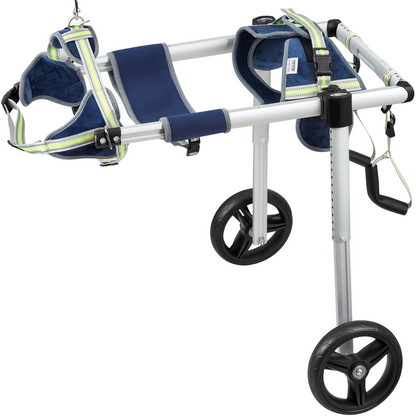 VEVOR 2 Wheels Dog Wheelchair for Back Legs | Lightweight & Adjustable Pet Wheelchair