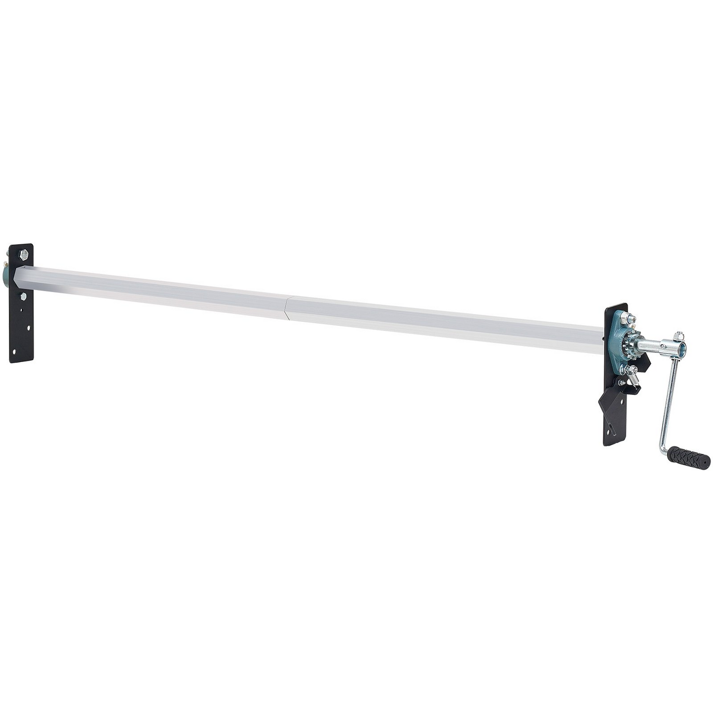 VEVOR Hand Crank Tarp Roller Kit - Durable Aluminum Alloy, Ergonomic Handle for Dump Trucks & Trailers, Adjustable Width 64"-104"