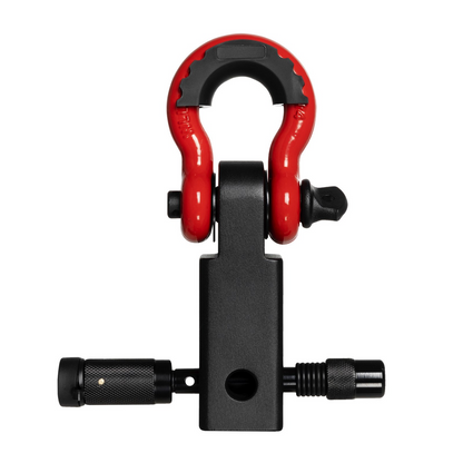 VEVOR 2" Trailer Shackle Hitch Receiver D-Ring - Heavy-Duty, 66000 lbs Capacity, Ideal for Truck & Jeep Recovery