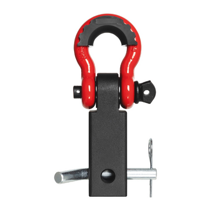 VEVOR 2" Trailer Shackle Hitch Receiver D-Ring Recovery – Heavy-Duty Towing, 52,900 lbs Strength for Trucks & Jeeps, Easy Installation