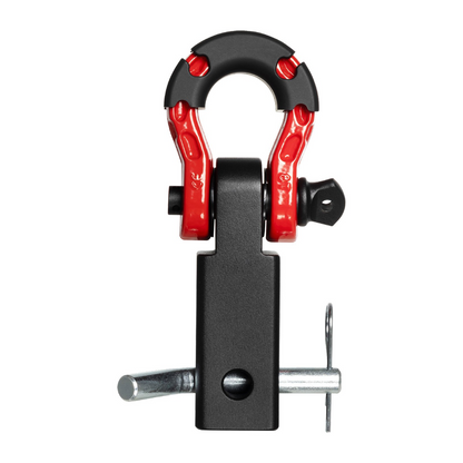 VEVOR 2" Trailer Shackle Hitch Receiver D-Ring Recovery for Truck & Jeep - 65,900 lbs Capacity, Heavy-Duty & Industrial-Grade Durability