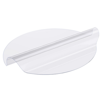 VEVOR 42 Inch Round PVC Table Protector - Premium 2.0mm Thick Clear Plastic Desk Cover - Ideal for Dining Tables and Office Desks