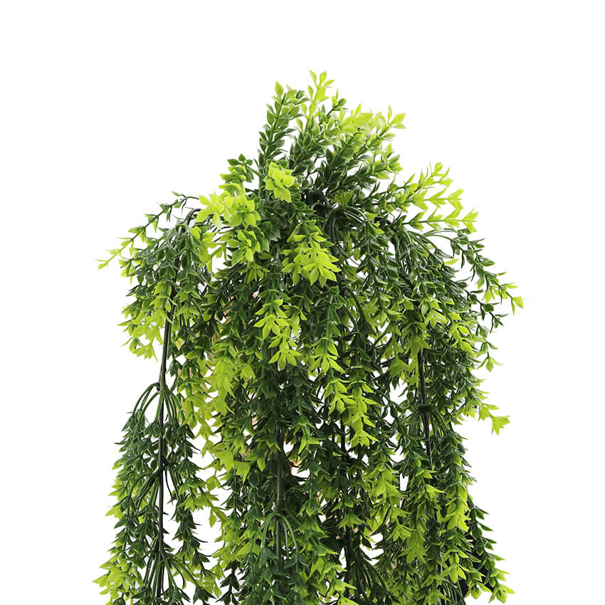 Artificial Hanging Vivid Green Dense Fern Plant 30" UV Resistant-2