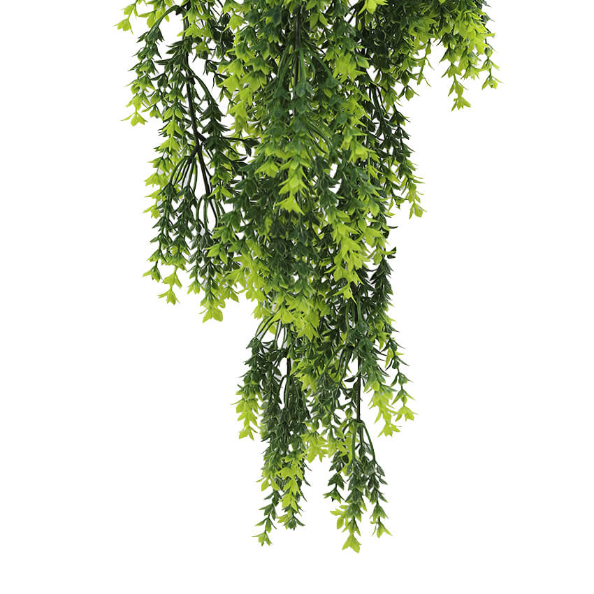 Artificial Hanging Vivid Green Dense Fern Plant 30" UV Resistant-3