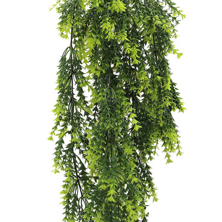 Artificial Hanging Vivid Green Dense Fern Plant 30" UV Resistant-4