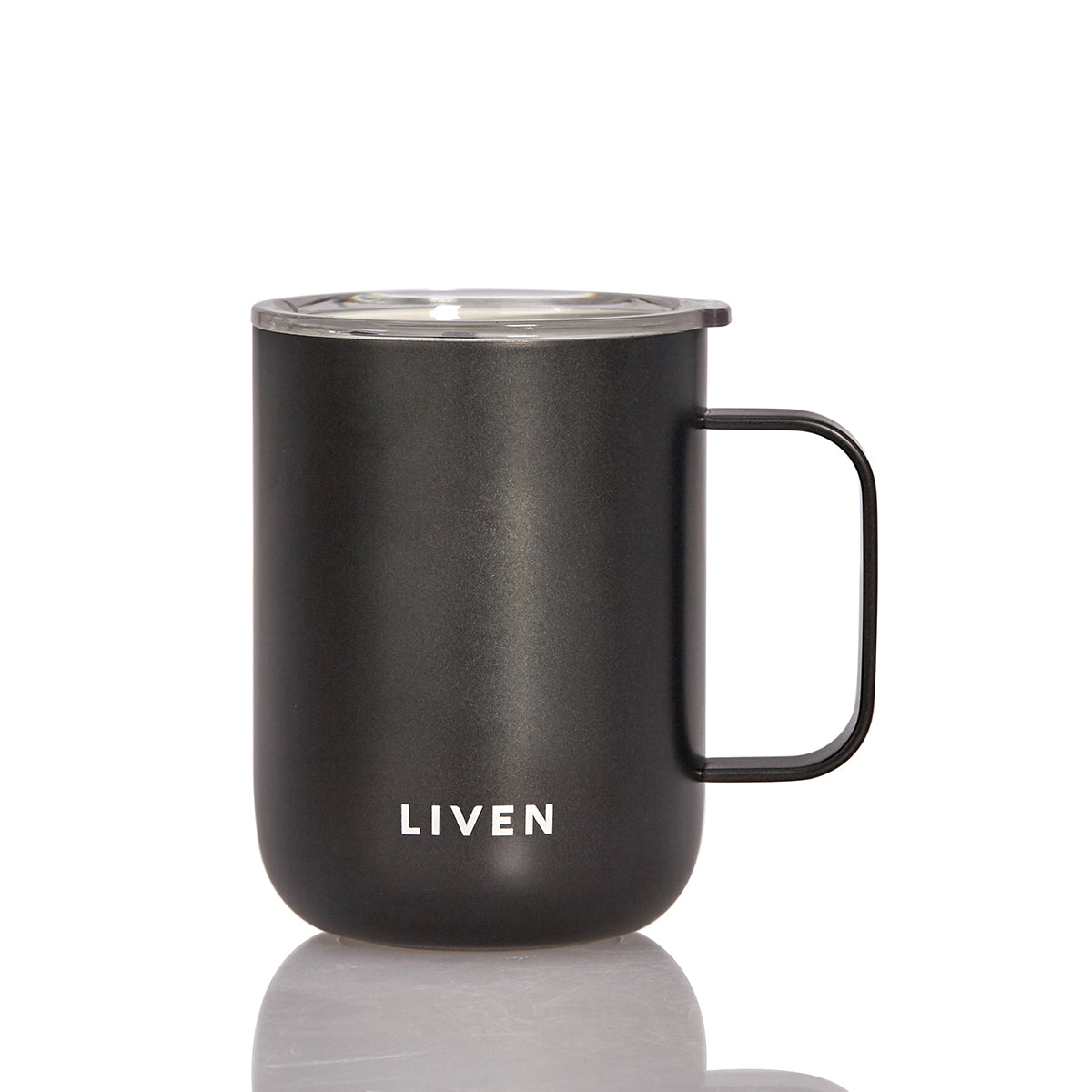 Liven Glow™ Ceramic-Coated  Stainless Steel Camp Mug 16 oz-1