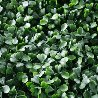 Dark Artificial Boxwood Wall 40" x 40" 11SQ FT Commercial Grade UV Resistant-4