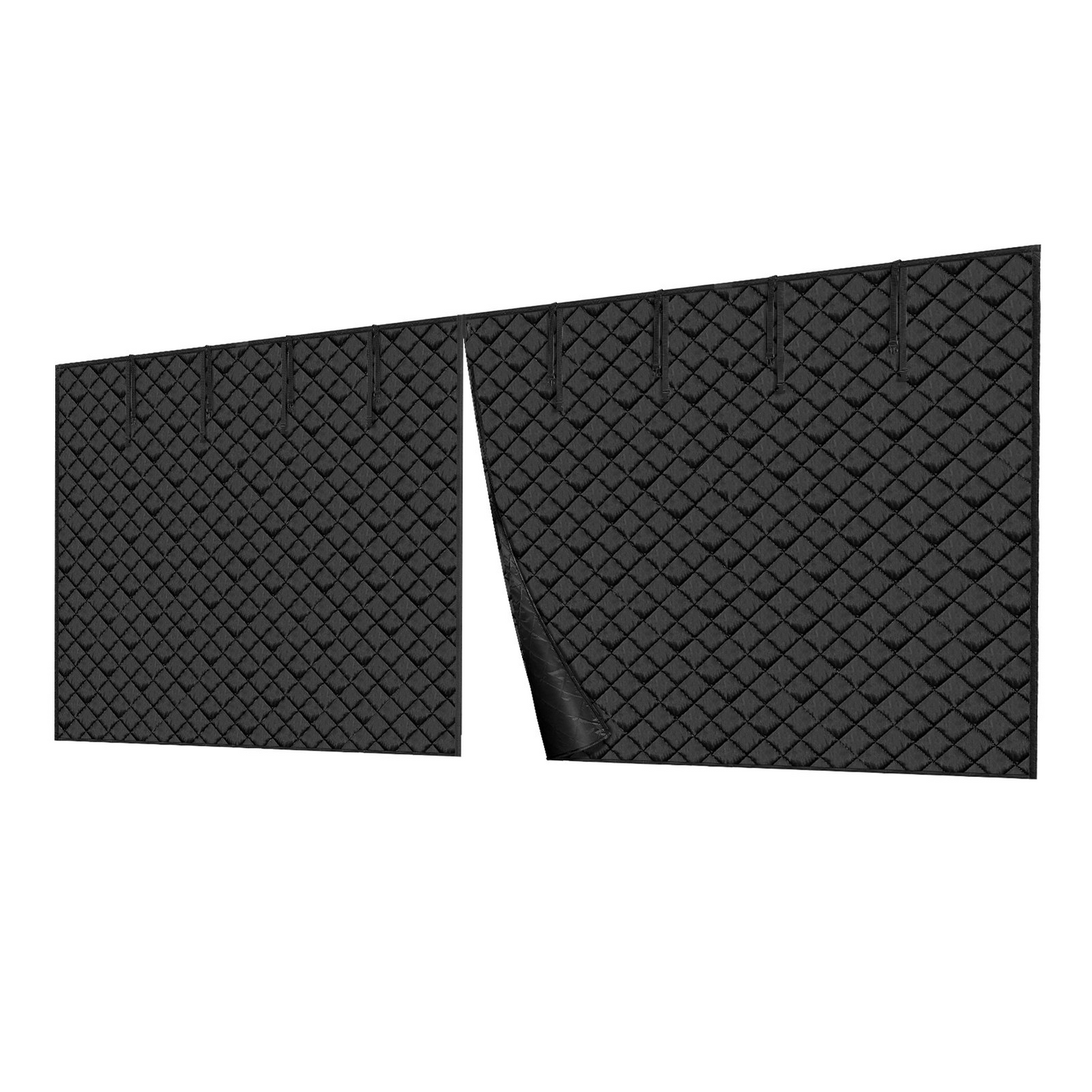 VEVOR Winter Garage Door Screen 18.3 x 7.15 ft - High-Performance Insulation Kit, Easy Installation, Magnetic Seal, Year-Round Comfort