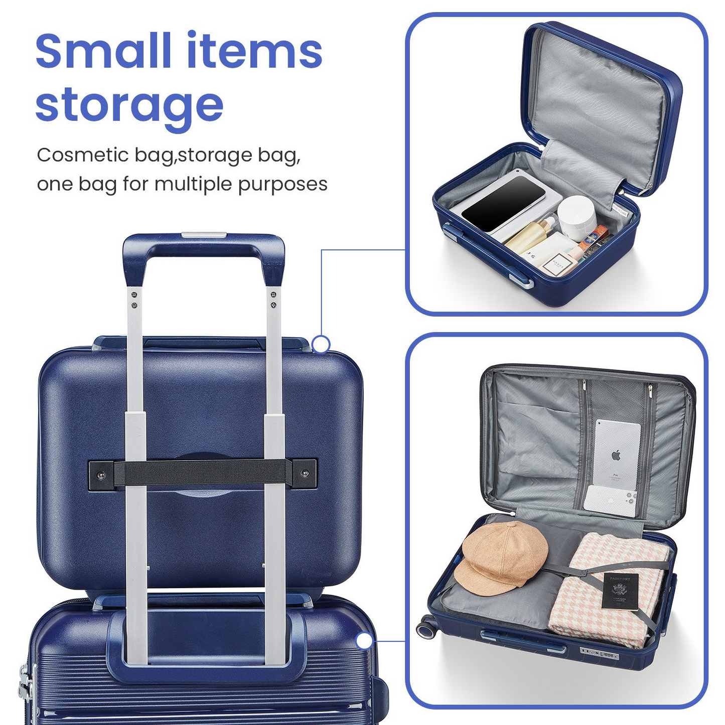 Luggage Sets 4 Piece - Lightweight, Durable, Expandable Suitcases for Travel (14/20/24/28 inch)