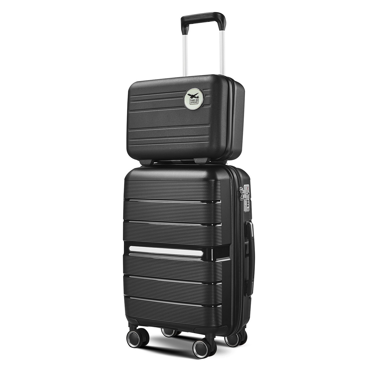 Lightweight & Durable 4-Piece Luggage Set (14/20/24/28) - Expandable Suitcases with TSA Lock & 360° Spinner Wheels