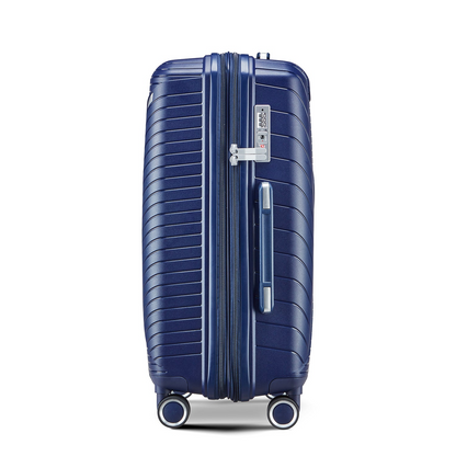 Luggage Sets 4 Piece (14/20/24/28) - Expandable Lightweight Suitcases with 360° Spinner Wheels, Durable PP Material, TSA Lock - Ideal for Travel