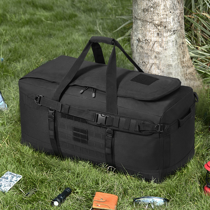 Tactical Duffle Bag 100L - Waterproof & Durable | Perfect for Gym, Travel & Outdoor Adventures | Multi-Mesh, MOLLE System