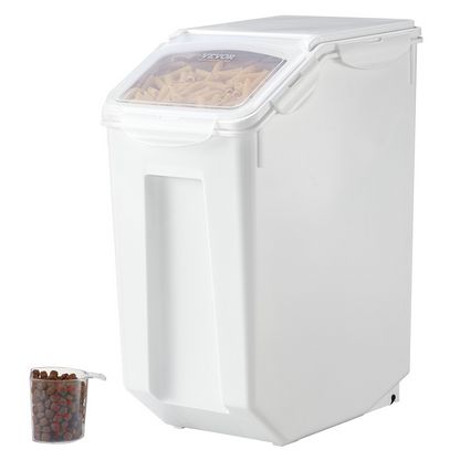 4.5Gal/20L Airtight Ingredient Storage Container – Damp-Proof Design, Large Kitchen Flour Bin for Freshness