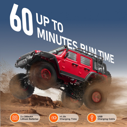 1:24 Scale 4WD Remote Control Car for Kids - Full Lighting, Durable Off-Road Truck, Perfect Gift