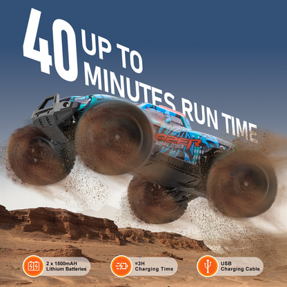 High-Performance 1:14 Scale RC Car - 4WD Off-Road Truck for Kids - All Terrain, Long Runtime, Durable - Perfect for Ages 8+