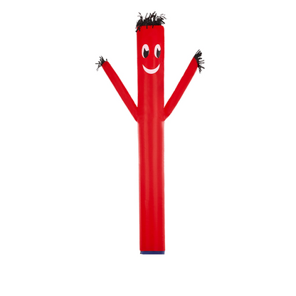 20FT Inflatable Advertising Air Wind Tube Wavy Man Dancer - Red (No Blower) | Outdoor Promotional Inflatable - Weatherproof & Durable