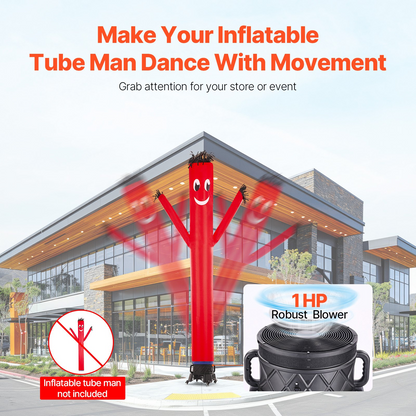 Durable 1HP 18" Air Blower Fan for Inflatable Tube Man – Outdoor Advertising Powerhouse