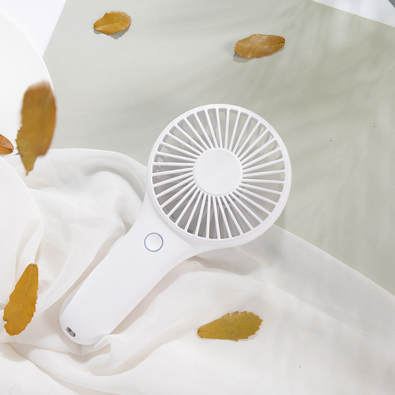Charging small portable fan