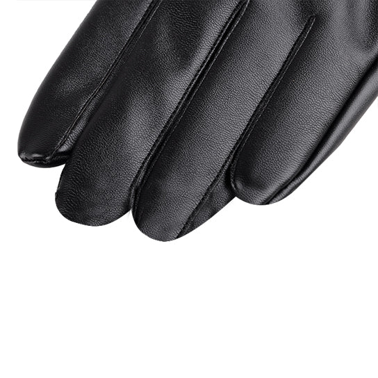 Autumn Warmth Stylish Vegan Leather Touch Smart Gloves - Cruelty-Free and Fashionable