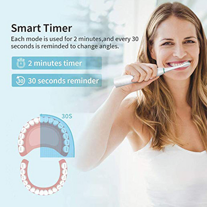 MySonic All Clear Powered Tooth Brush Set - Complete Oral Care System